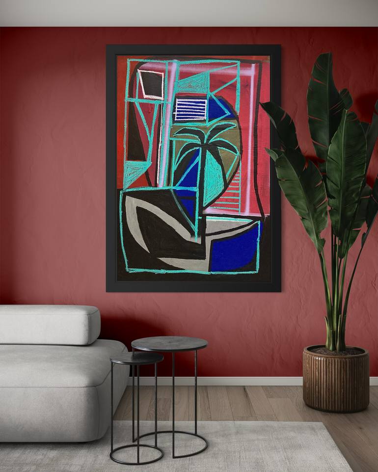 Original Abstract Painting by Robert Langley