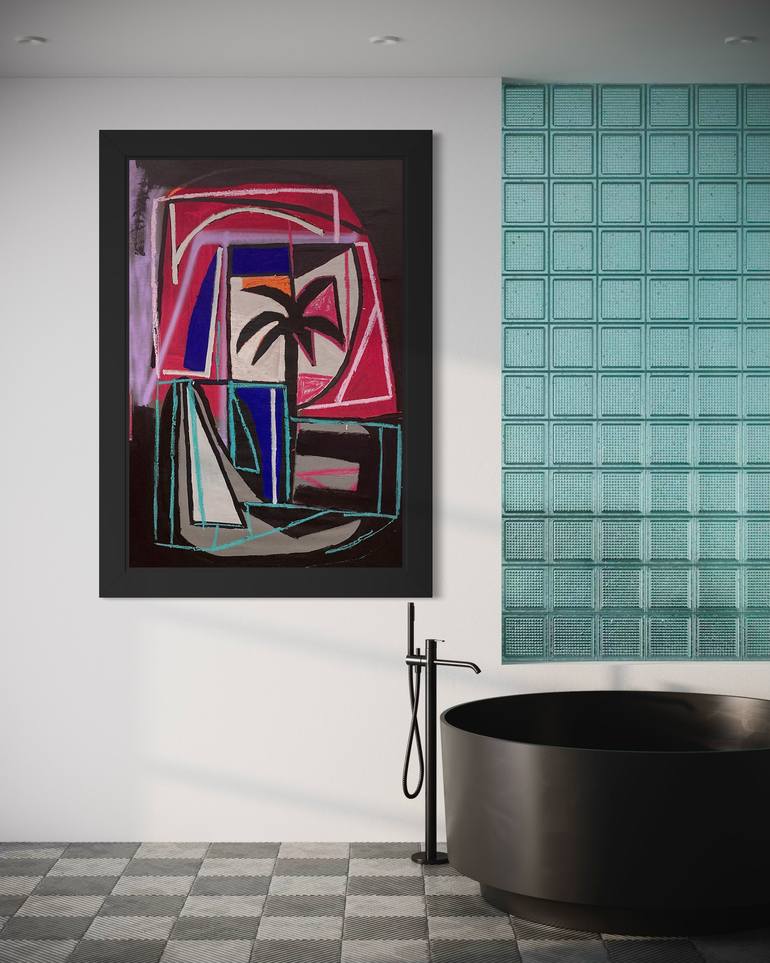 Original Abstract Painting by Robert Langley