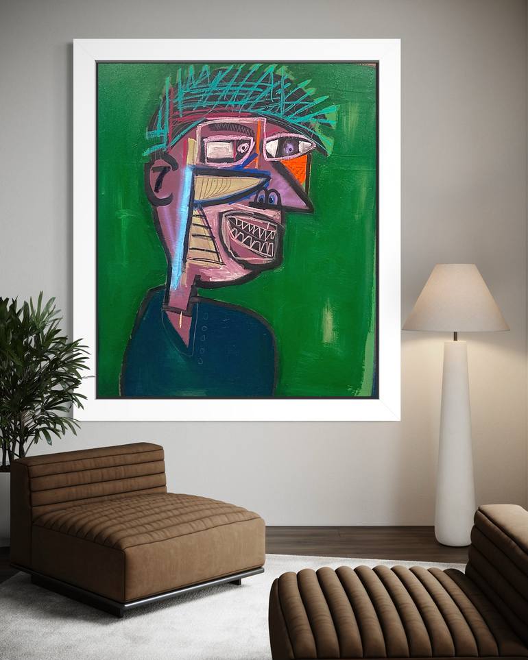 Original Abstract Painting by Robert Langley