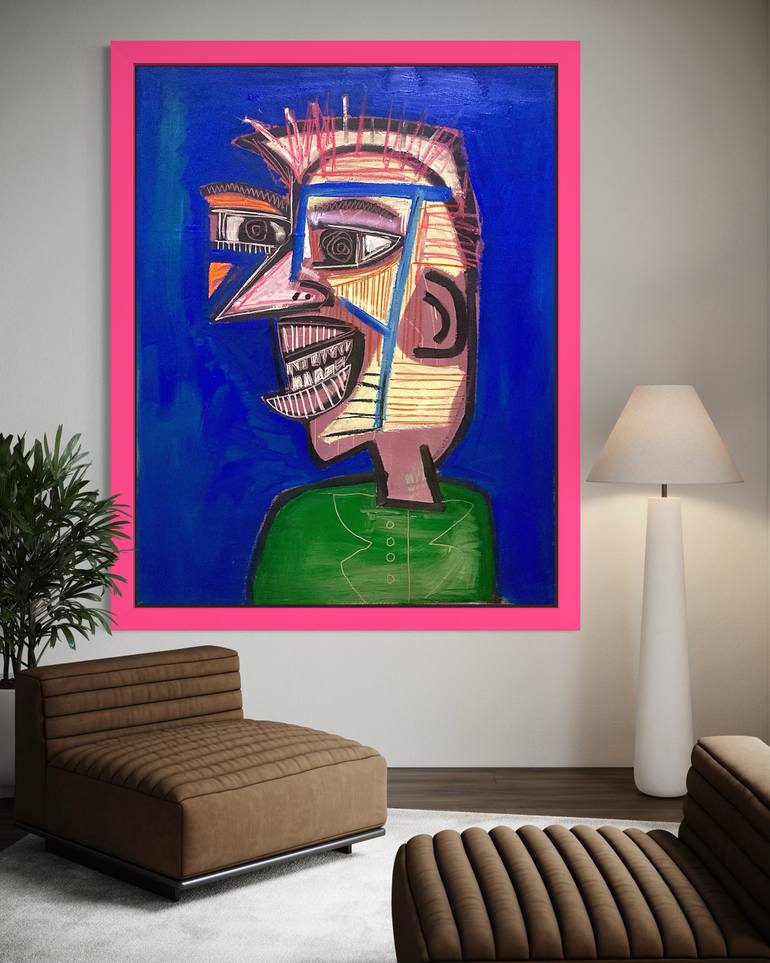 Original Abstract Painting by Robert Langley