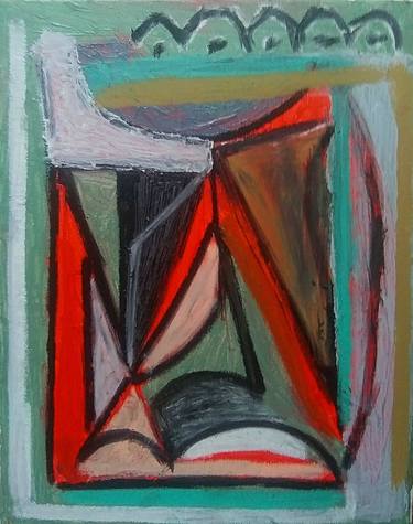 Original Art Deco Abstract Paintings by Robert Langley