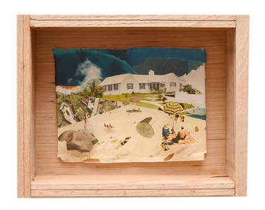 Print of Surrealism Beach Collage by Candace Leigh