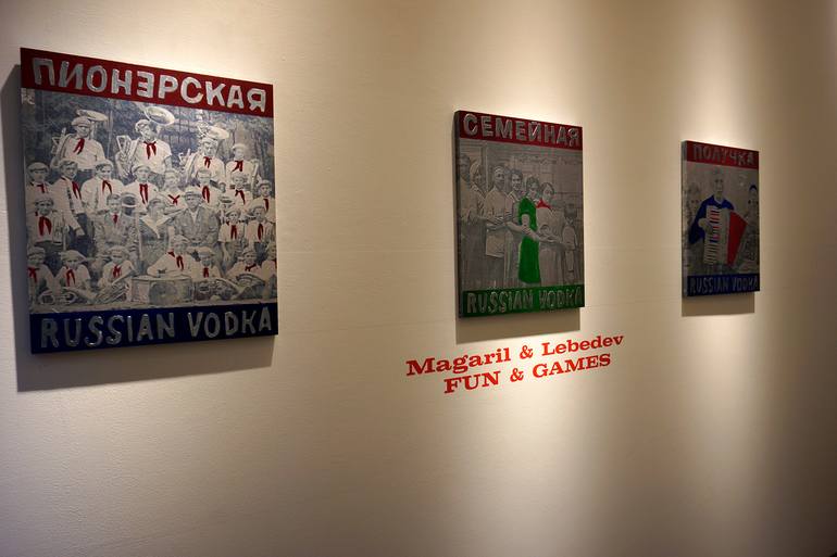 Original Conceptual People Mixed Media by Ivan 'Ivart' Lebedev