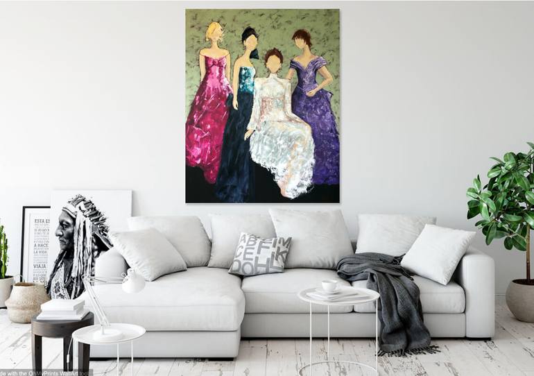 Original Fashion Painting by Diane Rightnour