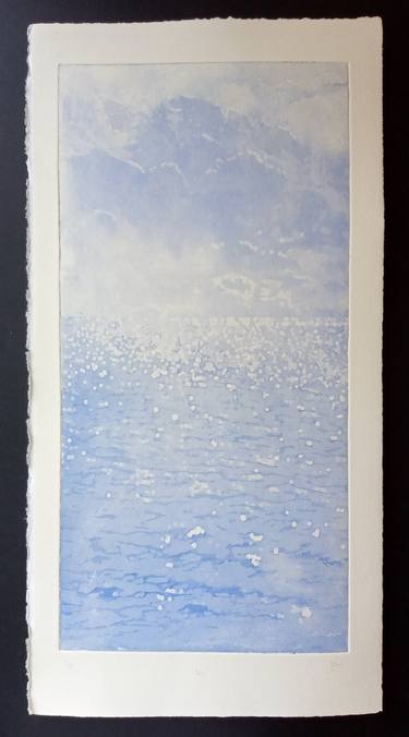 Original Contemporary Seascape Printmaking by angus hampel