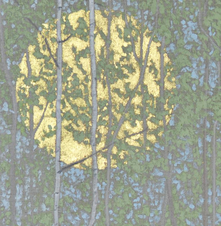 Original Minimalism Landscape Painting by Angus Hampel