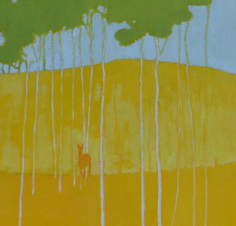 Original Abstract Animal Painting by Angus Hampel