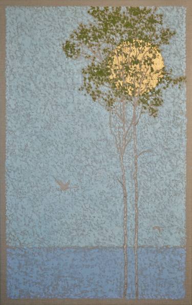 Original Minimalism Nature Painting by Angus Hampel