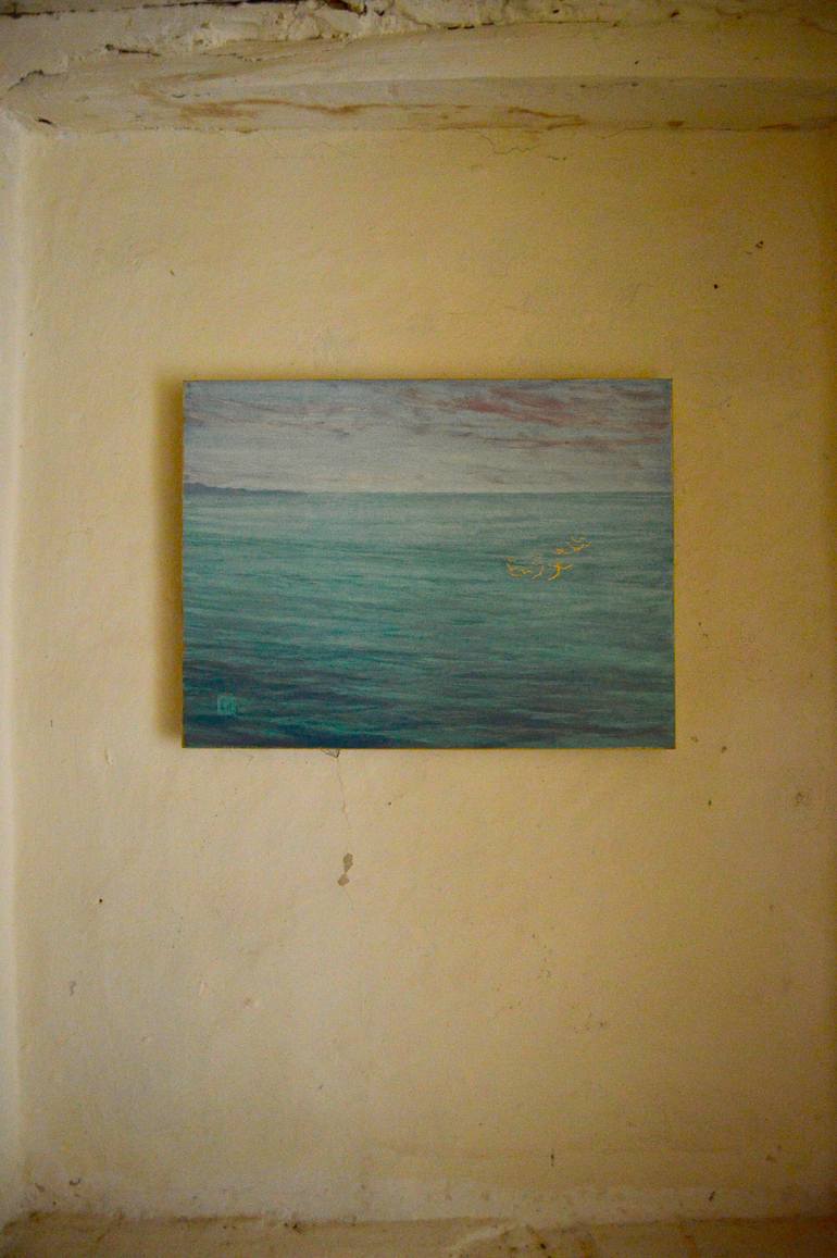 Original Seascape Painting by angus hampel