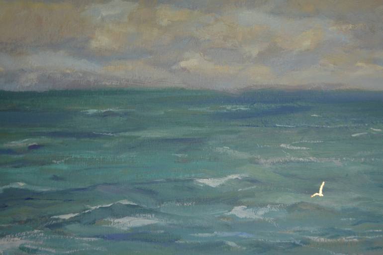 Original Fine Art Seascape Painting by angus hampel