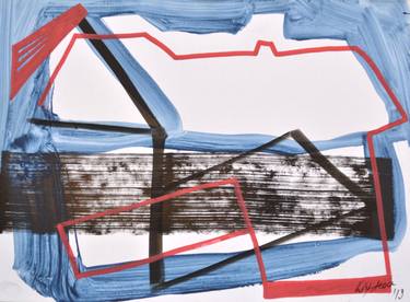 Original Abstract Architecture Drawings by Natalia Kis