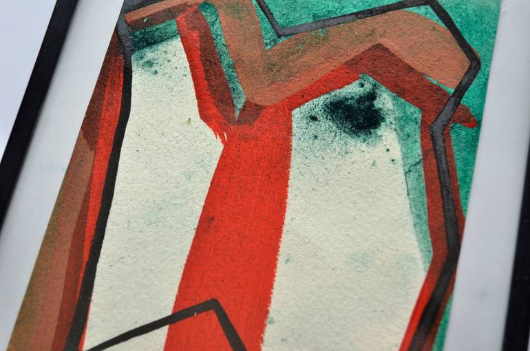 Original Modern Abstract Drawing by Natalia Kis