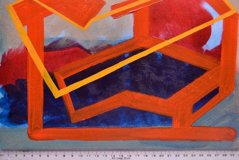 Original Modernism Abstract Painting by Natalia Kis