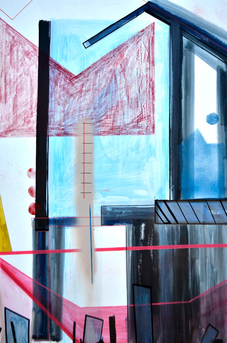 Original Modernism Abstract Painting by Natalia Kis