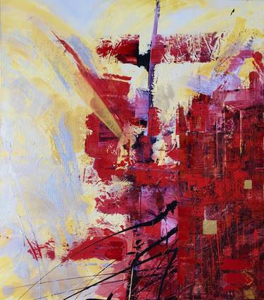 Print of Abstract Expressionism Cities Paintings by SERGE ZALIVATSKI