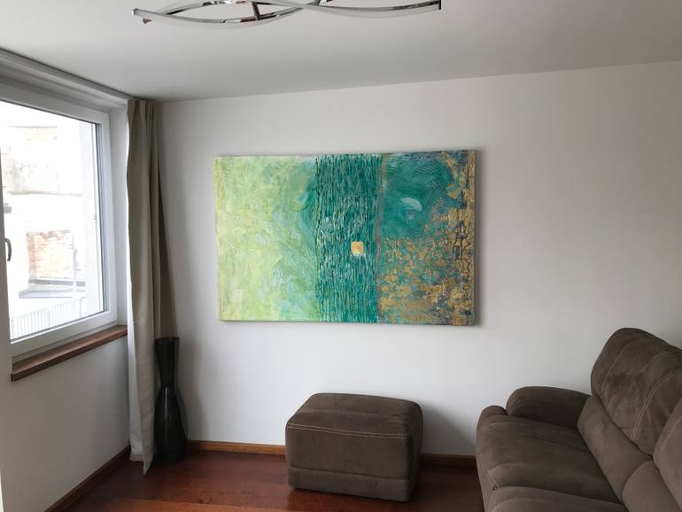 Original Abstract Expressionism Abstract Painting by Serge Zalivatski
