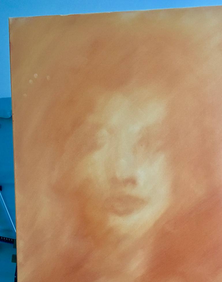 Original Abstract People Painting by Serge Zalivatski