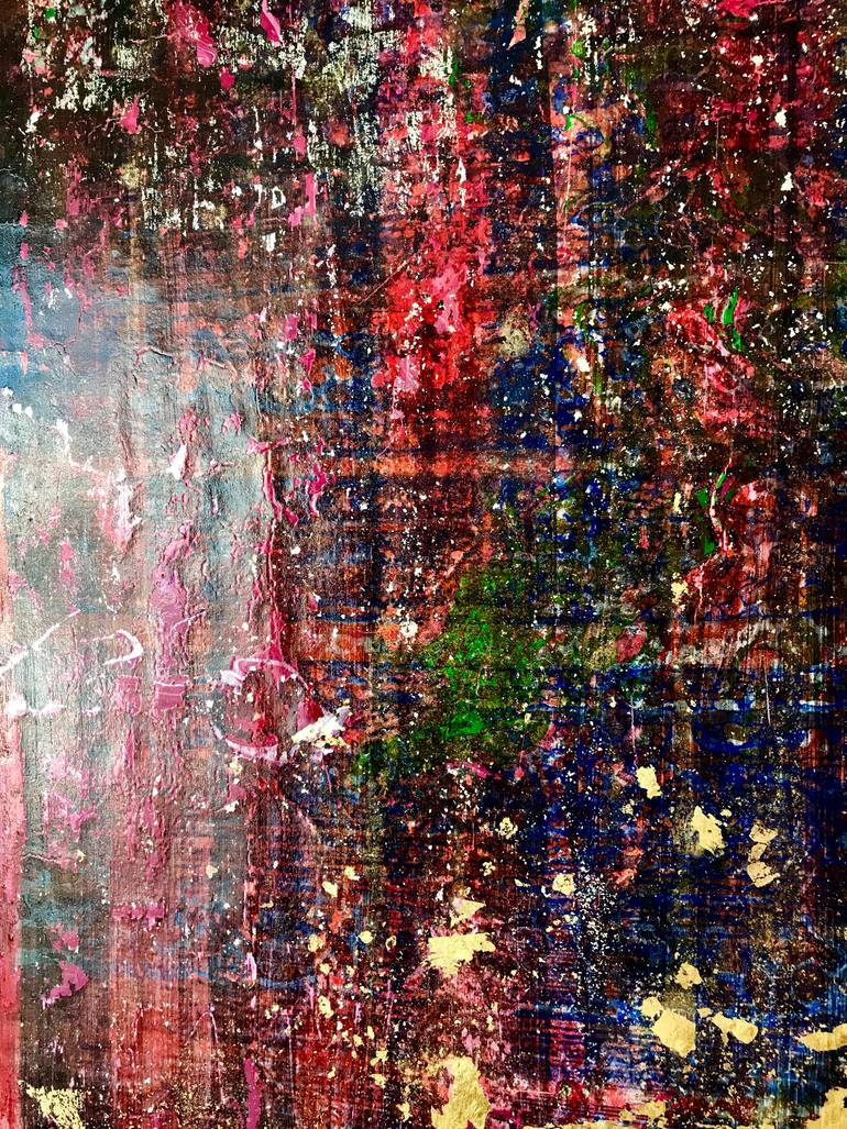 Original Abstract Expressionism Abstract Painting by Serge Zalivatski