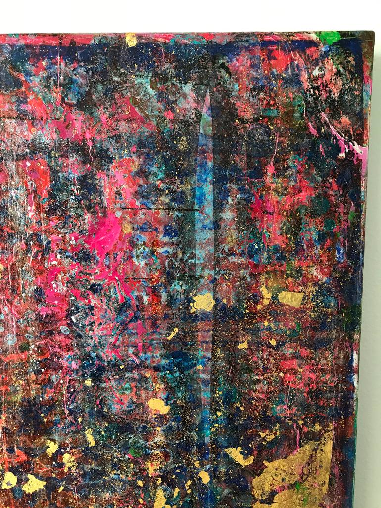 Original Abstract Expressionism Abstract Painting by Serge Zalivatski