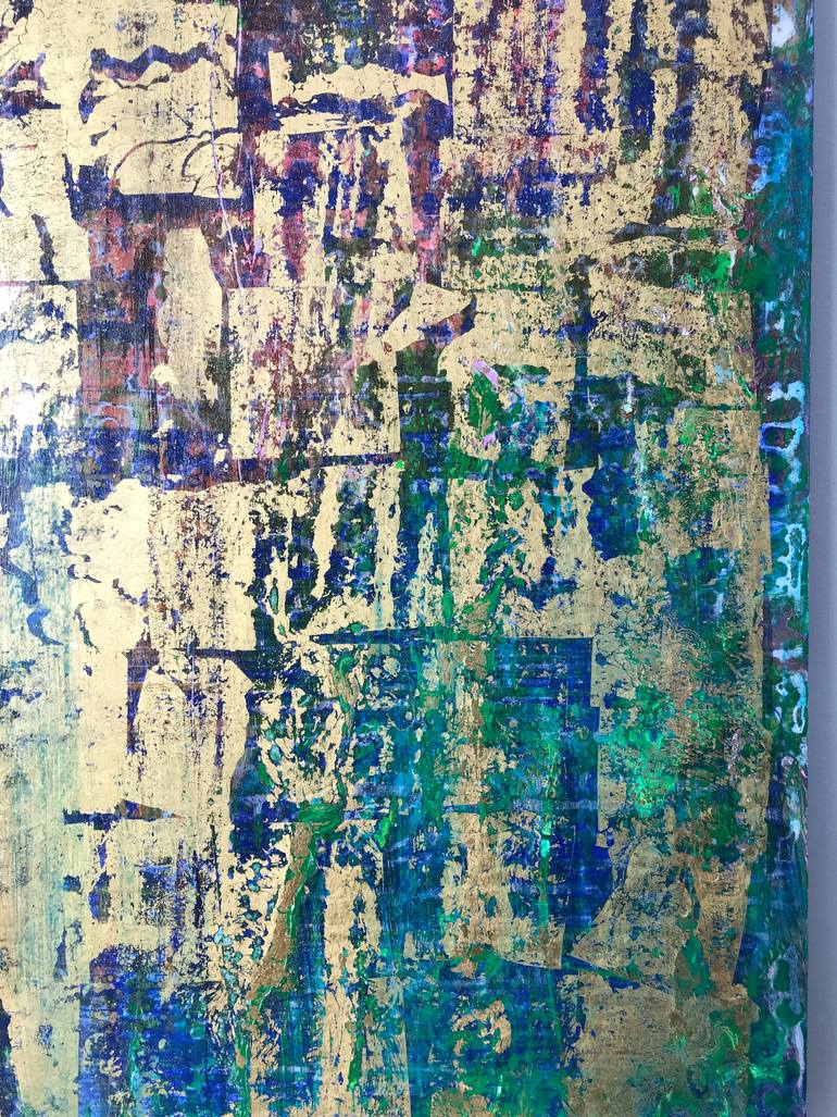 Original Abstract Expressionism Abstract Painting by Serge Zalivatski