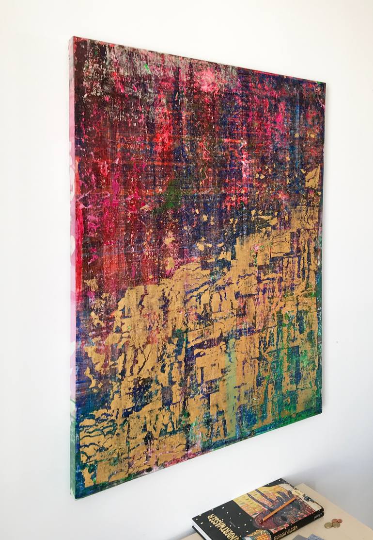 Original Abstract Expressionism Abstract Painting by Serge Zalivatski