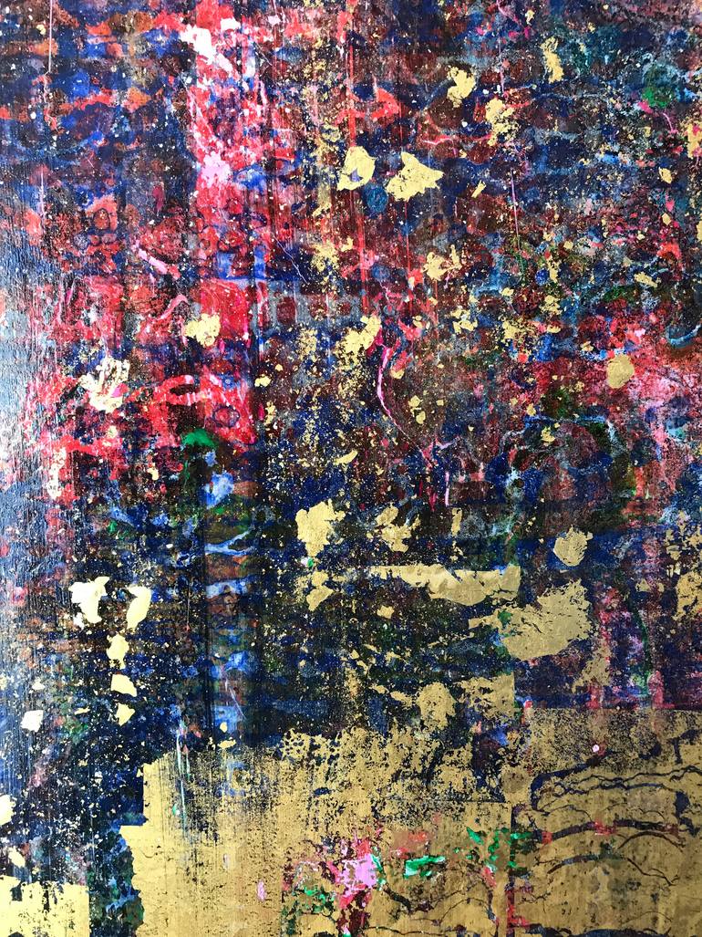 Original Abstract Expressionism Abstract Painting by Serge Zalivatski