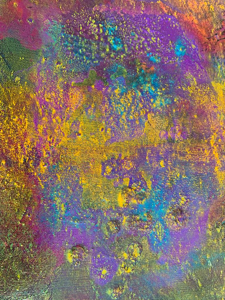 Original Abstract Expressionism Abstract Painting by Serge Zalivatski