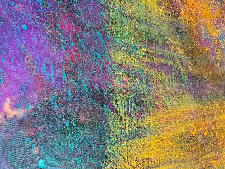 Original Abstract Expressionism Abstract Painting by Serge Zalivatski