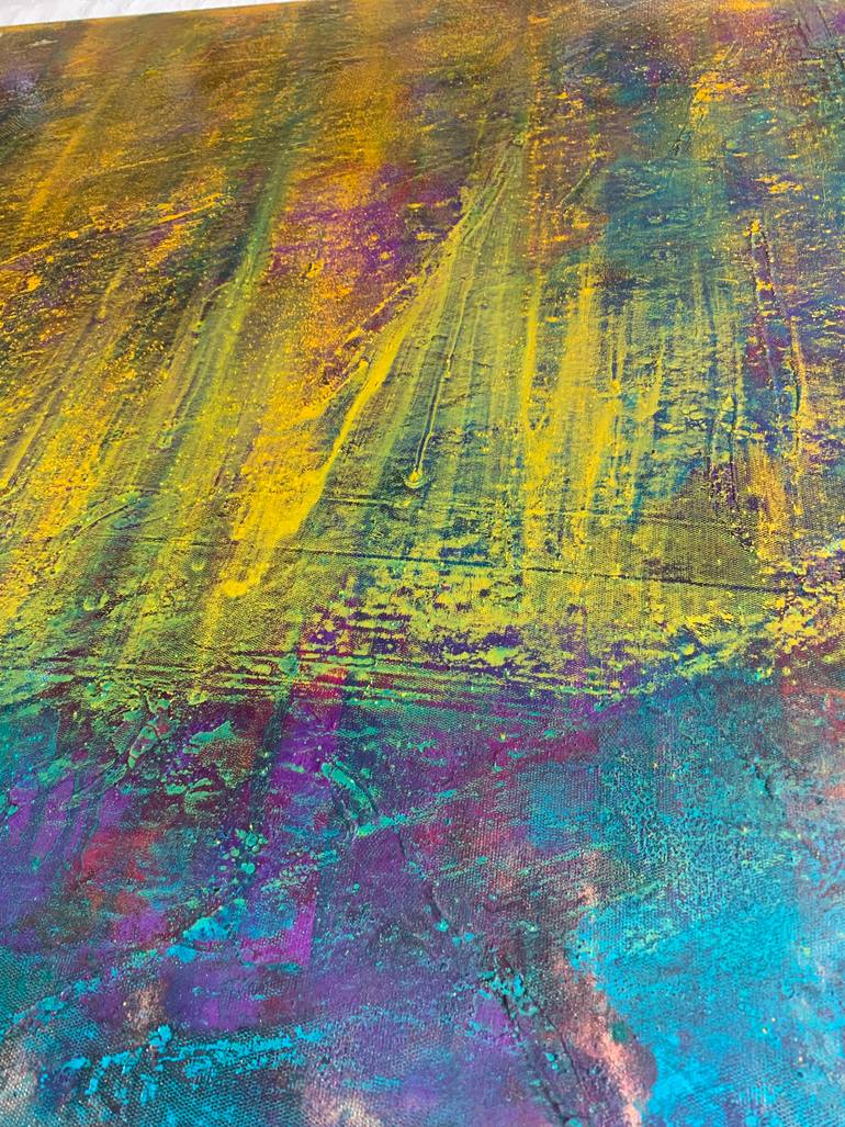 Original Abstract Expressionism Abstract Painting by Serge Zalivatski