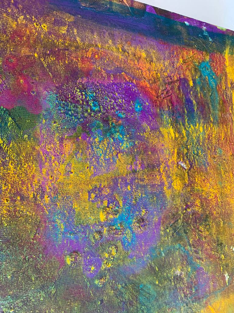 Original Abstract Expressionism Abstract Painting by Serge Zalivatski