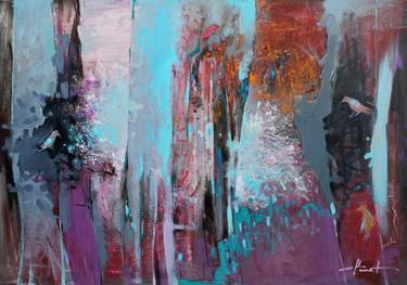 Original Abstract Expressionism Abstract Paintings by Henadzi Havartsou
