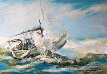 Original Realism Seascape Paintings by Henadzi Havartsou