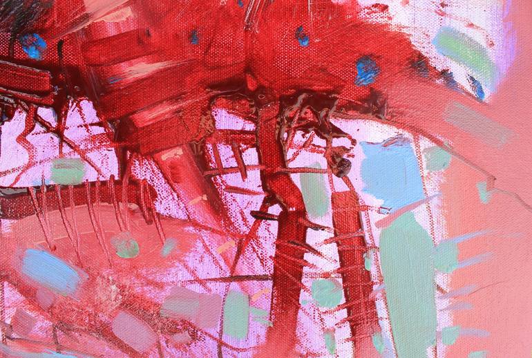 Original Abstract Expressionism Abstract Painting by Henadzi Havartsou