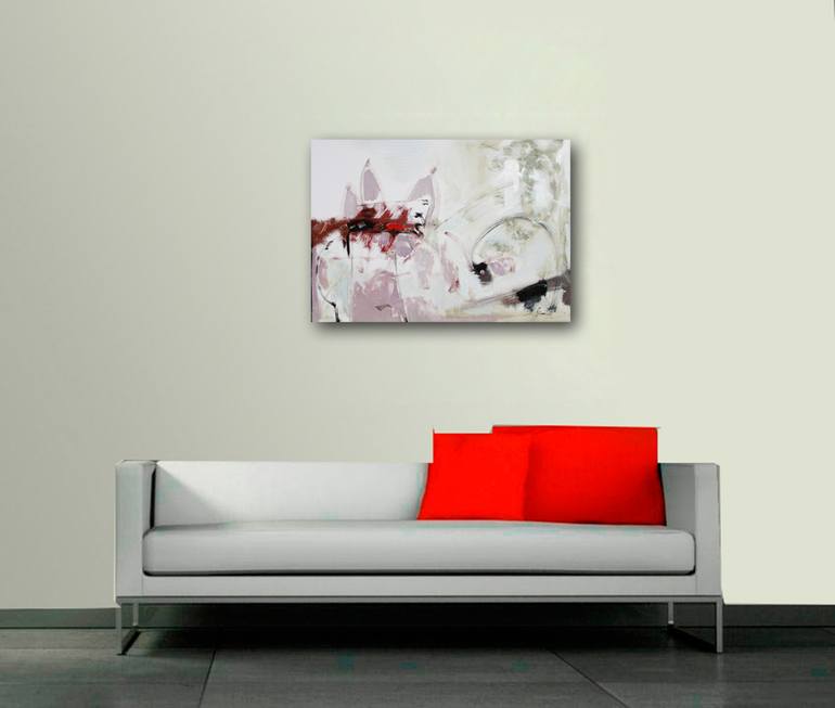 Original Abstract Expressionism Abstract Painting by Henadzi Havartsou