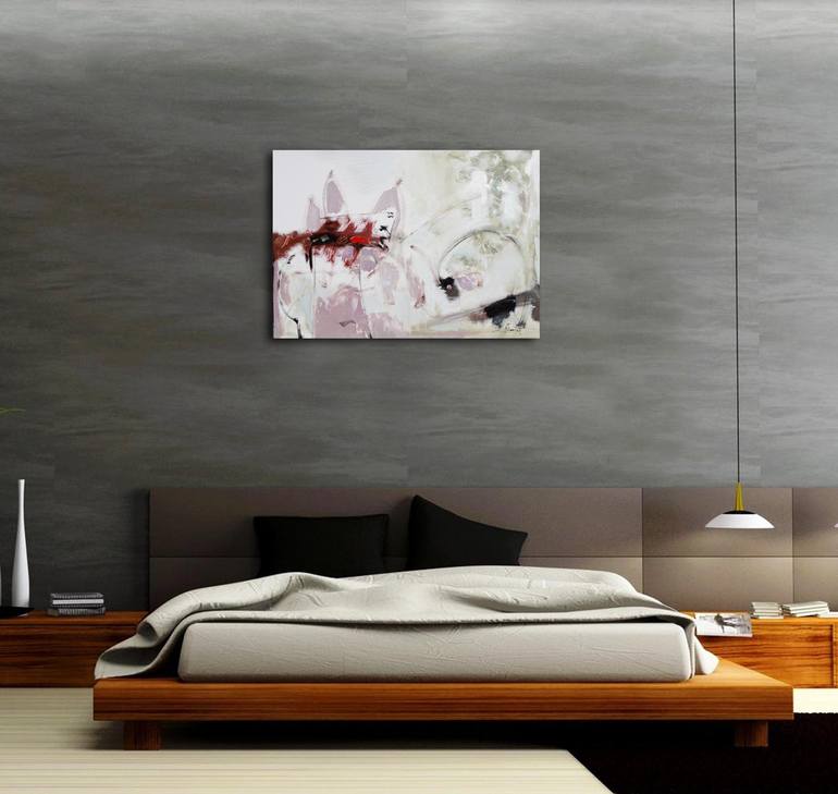 Original Abstract Expressionism Abstract Painting by Henadzi Havartsou