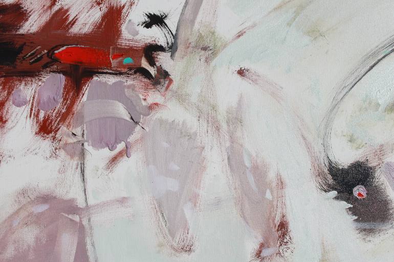 Original Abstract Expressionism Abstract Painting by Henadzi Havartsou