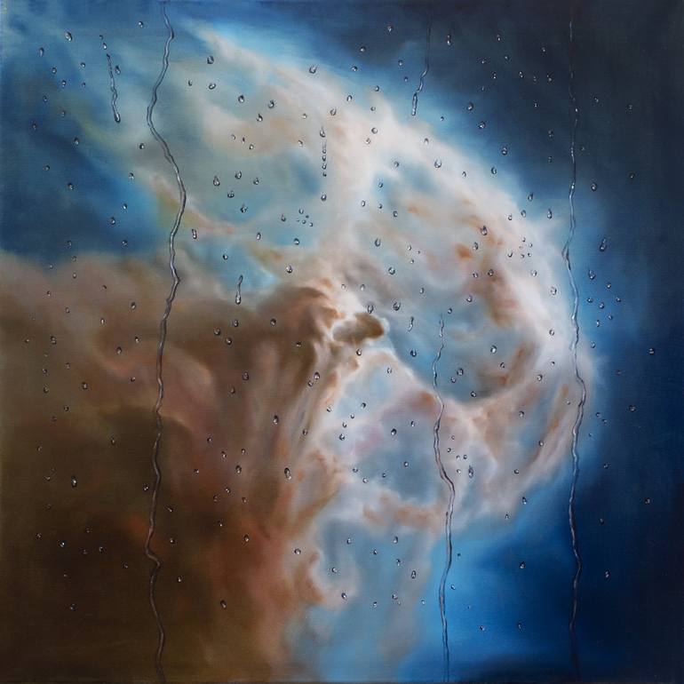Print of Abstract Outer Space Paintings by Anton Kubalik