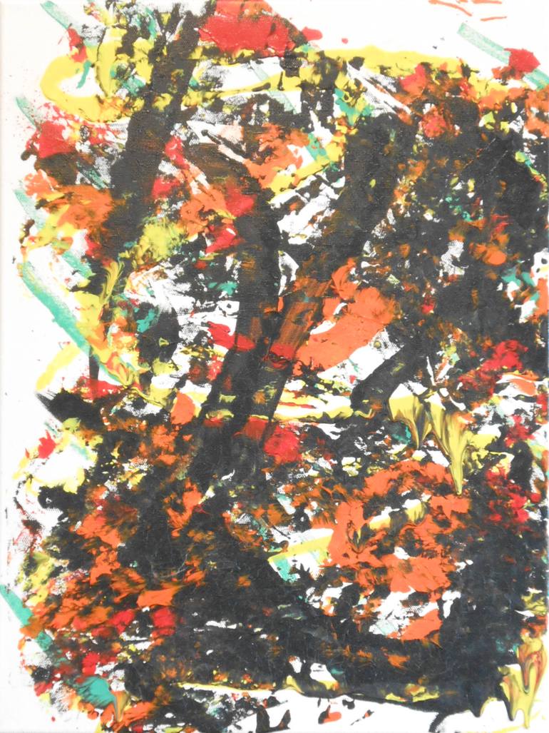 Original Abstract Expressionism Abstract Painting by Ana Maria Perales Blasco
