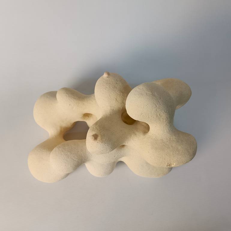 Original Minimalism Erotic Sculpture by Serhii Chubachkin