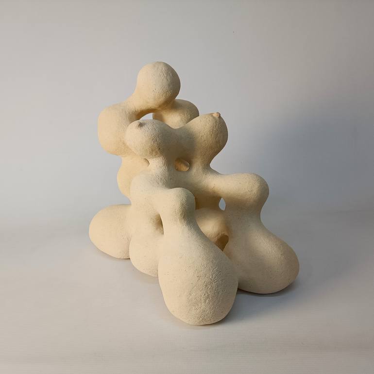 Original Minimalism Erotic Sculpture by Serhii Chubachkin