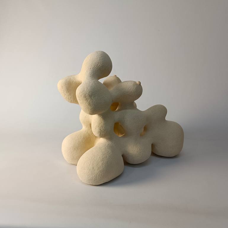 Original Minimalism Erotic Sculpture by Serhii Chubachkin