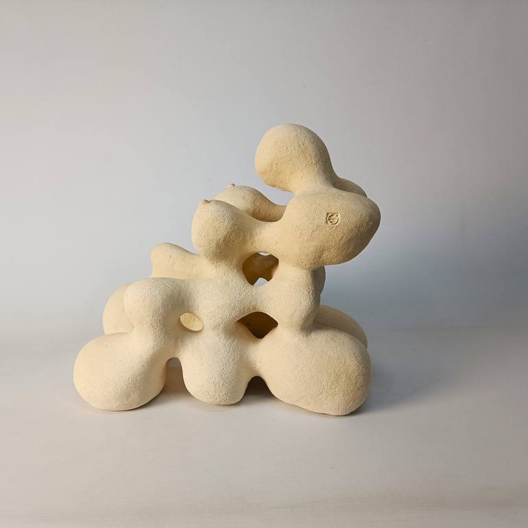 Original Minimalism Erotic Sculpture by Serhii Chubachkin