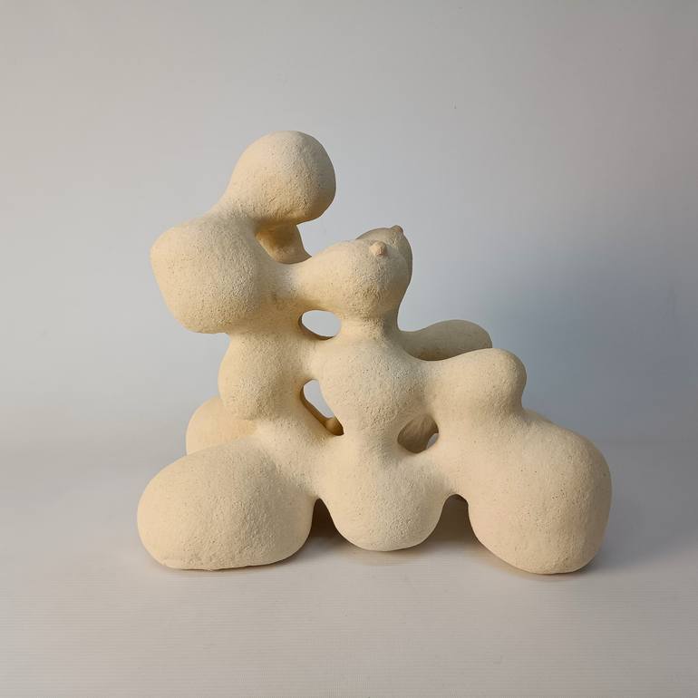 Original Minimalism Erotic Sculpture by Serhii Chubachkin