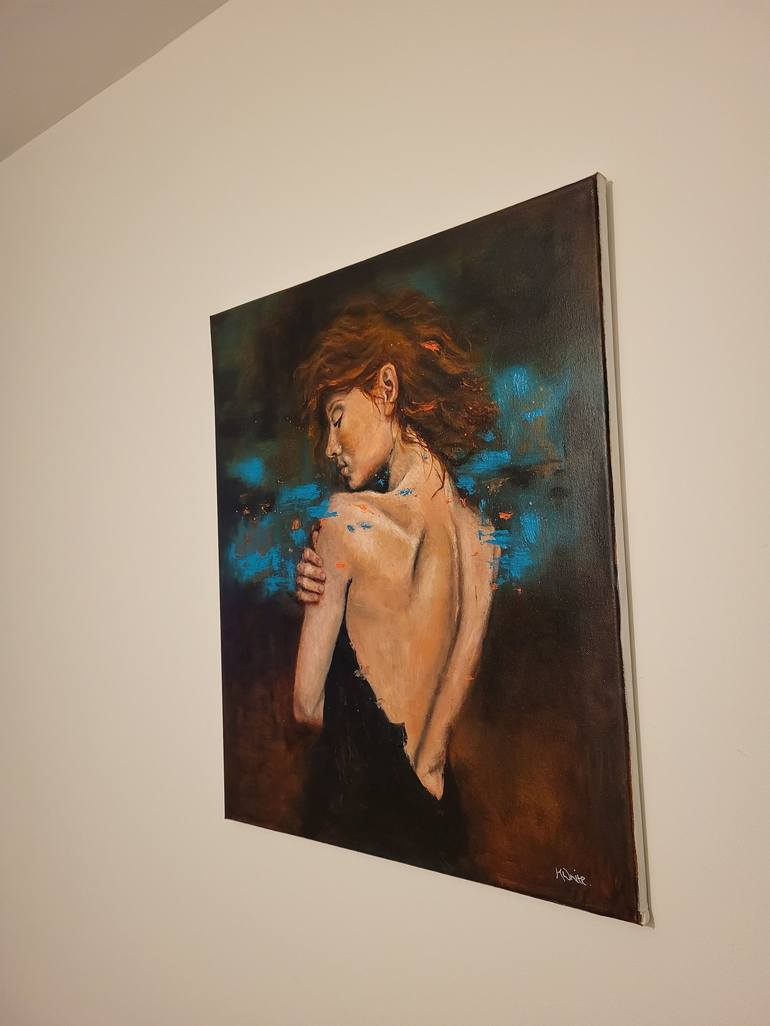 Original Figurative People Painting by Kelly White
