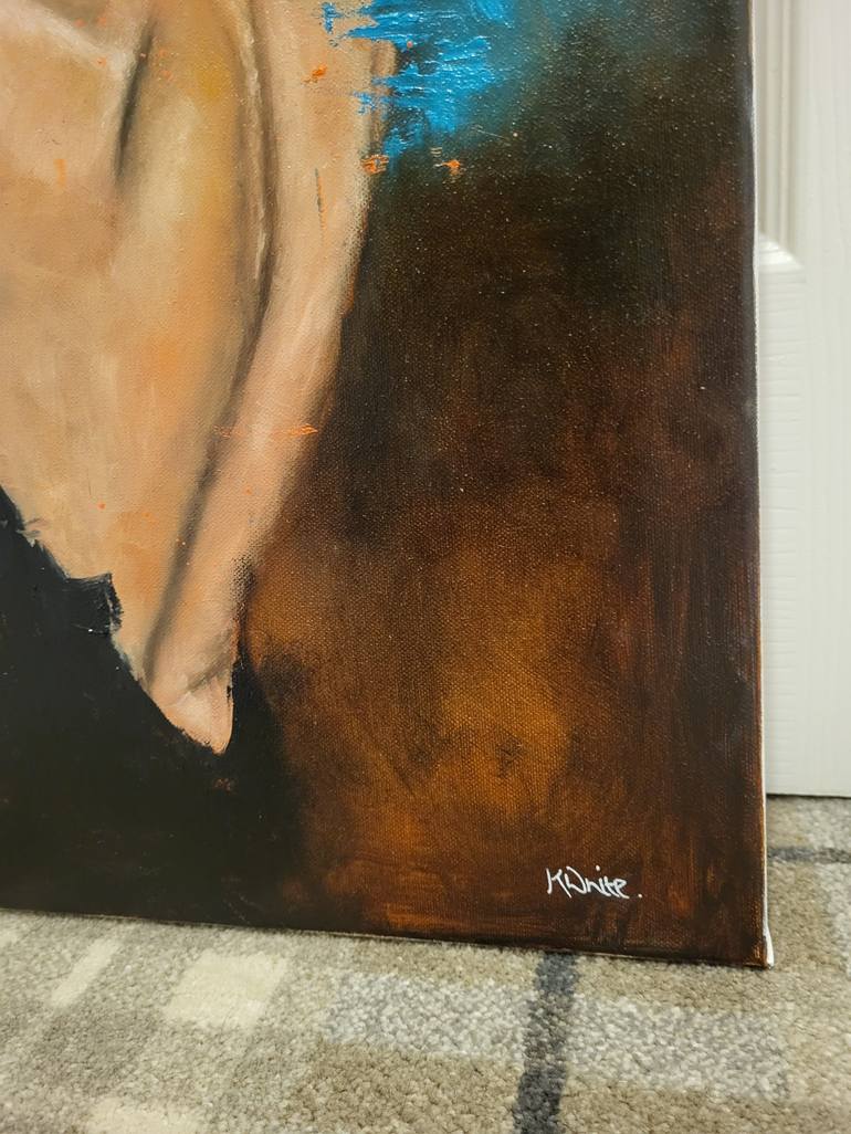 Original Figurative People Painting by Kelly White