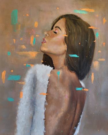 Original Figurative Women Paintings by Kelly White