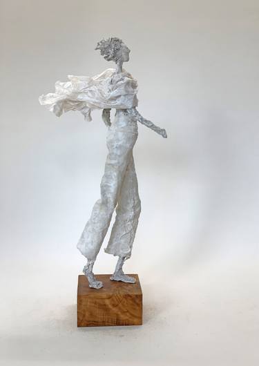 Original Expressionism People Sculpture by Claudia Koenig - koenigsfigurine