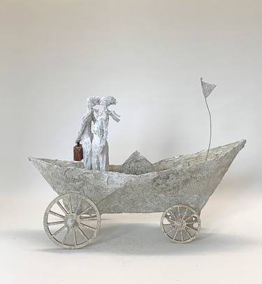 Original Contemporary Boat Sculpture by Claudia Koenig - koenigsfigurine