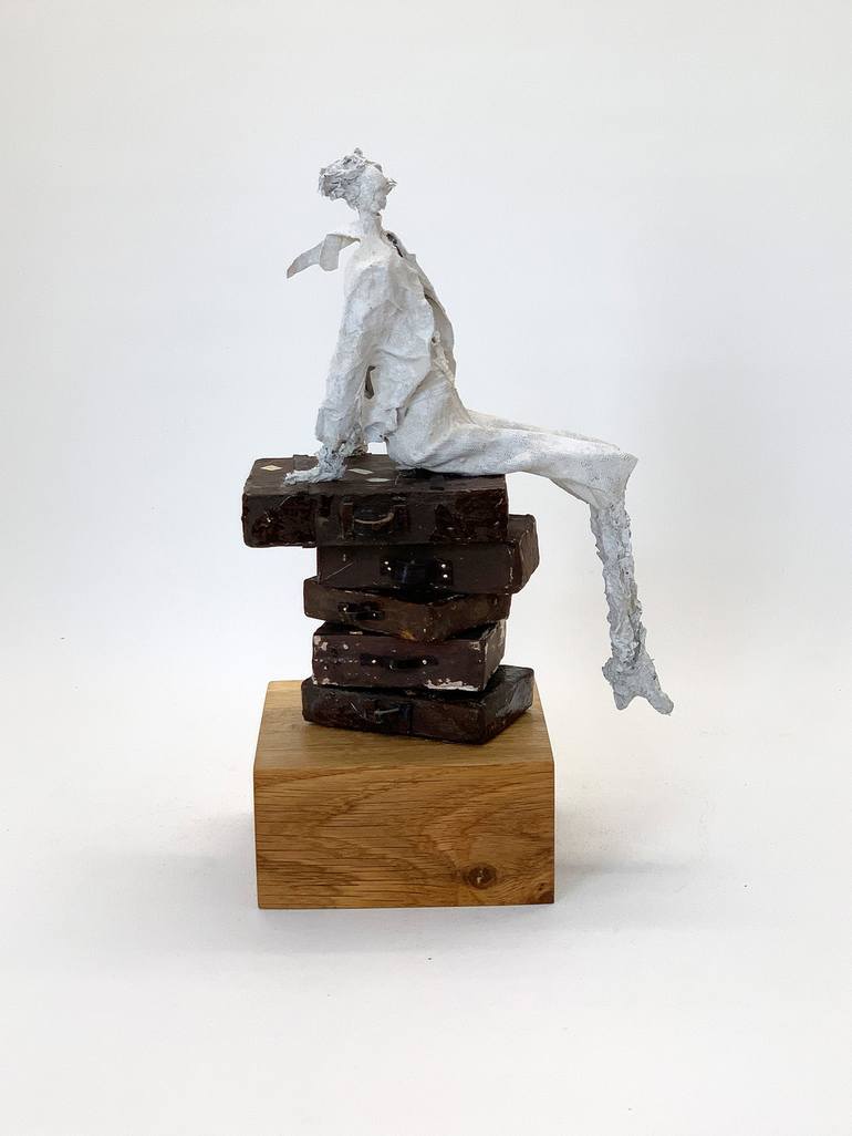 Original Figurative Travel Sculpture by Claudia Koenig - koenigsfigurine