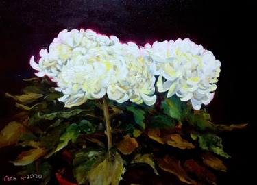 Original Floral Painting by Cora Martin